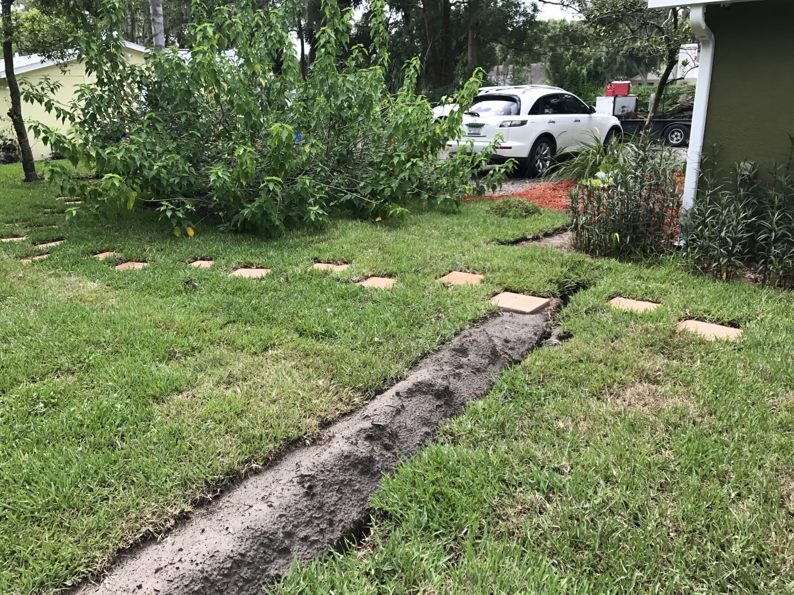 insignia landscape westchase Install Sod in Patchy Parts of Your Yard Restore Your Lawn to Its Former Glory scaled - Insignia Landscape A lawn fixed and brought back to life with the help of a fresh sod install.